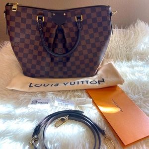 Louis Vuitton Siena MM in Damier Ebene